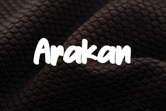 Arakan Font for Creative Projects