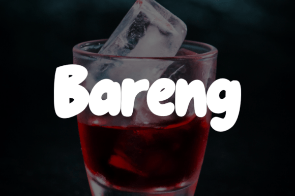 Bareng Font for Creative Design