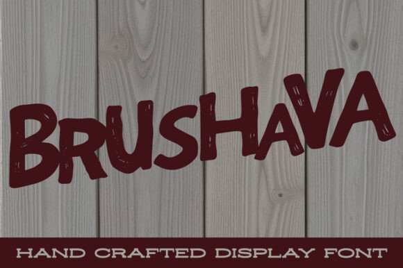 Brushava: A Vibrant Display Font