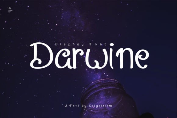 Darwine: A Quirky Display Font