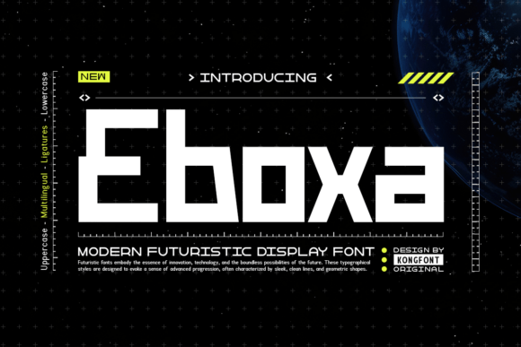Eboxa: A Futuristic Font for Business Branding