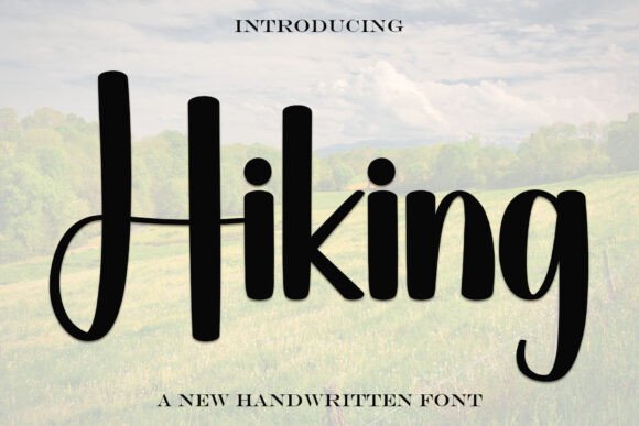 Hiking Font for Bold Campaigns