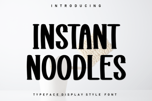 Instant Noodles Font for Web Design