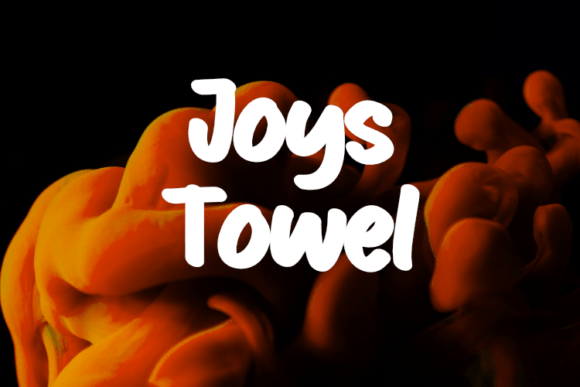 Joys Towel Font Review