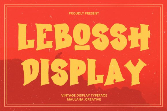 Lebossh Font for Creative Projects