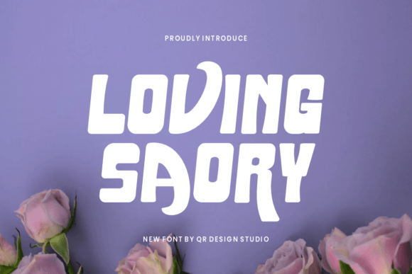 Loving Saory: Bold Font for Impactful Campaigns