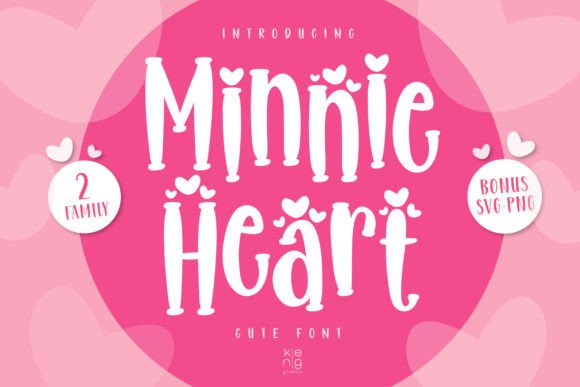 Minnie Heart Font for Bold Campaigns