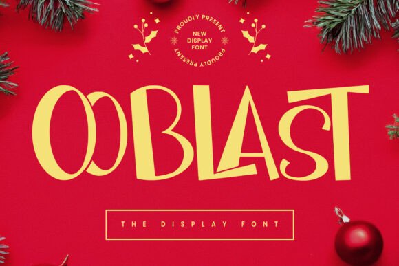 Ooblast: A Joyful Font for Small Business Branding