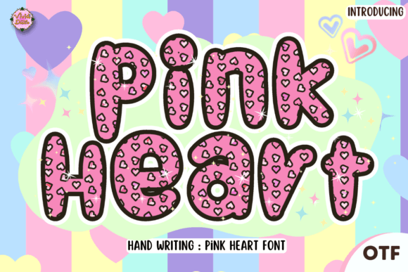 Pinkheart Font for Festive Branding