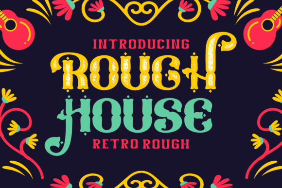 Rough House Font for Bold Design