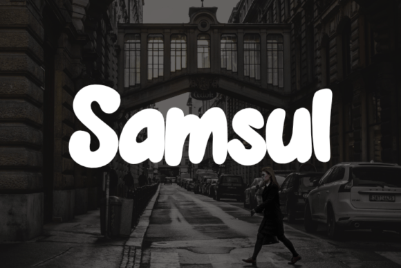 Samsul: A Display Font for Creative Expression