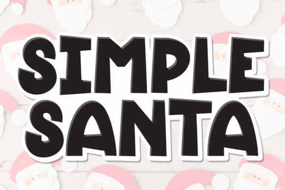 Simple Santa Font