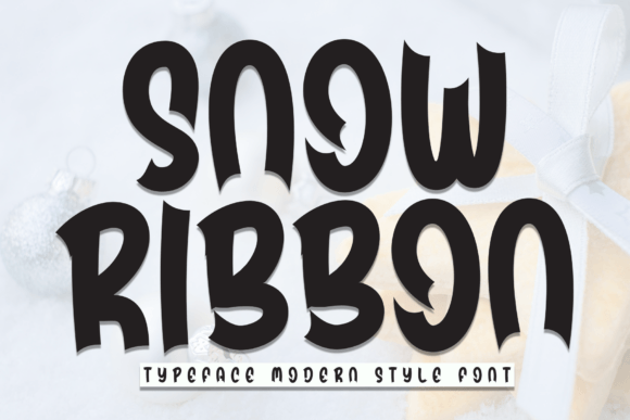 Snow Ribbon Font for Web Design
