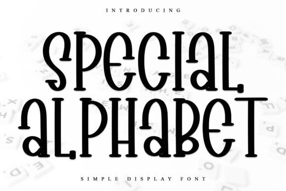 Special Alphabet Font for Business
