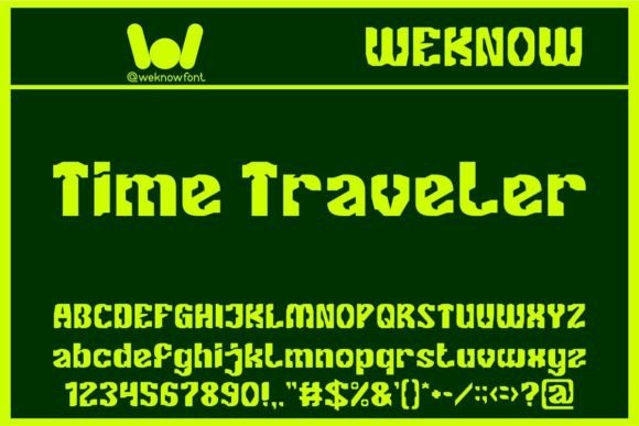 Time Traveler Font for Bold Branding