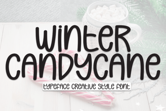 Winter Candycane Font Review