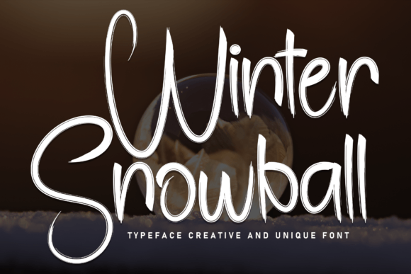 Winter Snowball Font